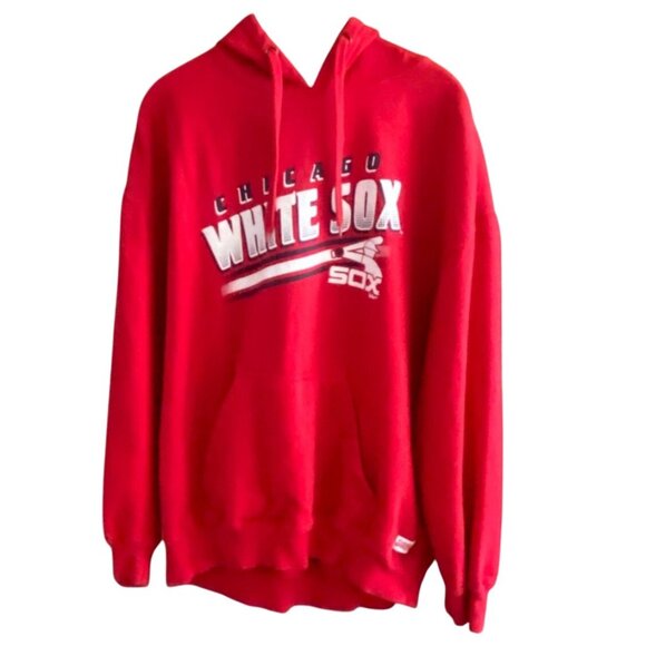 Stitches MLB Chicago White Sox Adult Hoodie/Sweatshirt-Red-Size  XL-GUC - Picture 1 of 6